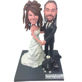 Couple and Dogs Custom Bobbles