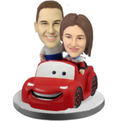 Personalized Custom Dad And Daughter Bobbleheads