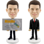 Custom Bobble Head Business Card Holder