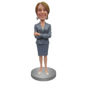 Custom Bobblehead Business Suit Lady