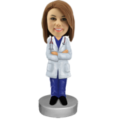 Custom bobble head Female Doctor