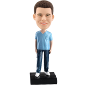 Custom Bobble Head Male Nurse