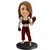 Custom Kickboxing Bobblehead