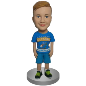 Custom Casual Boy Bobble Head