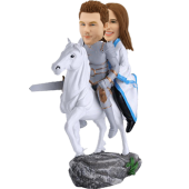 Custom Hero and Beauty Bobble head