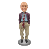 Customized Bobblehead In Disheveled Suit