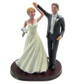 Dancing Couple Wedding Cake Topper