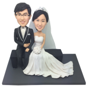 Elegant Wedding Bobbleheads