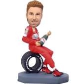 F1 Racer with Champagne Bobblehead