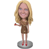 Fashion Girl With Nail Polish Bobble