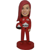 Female F1 Racer Bobble Head