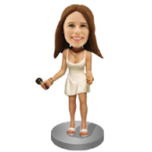 Female Singer  Custom Bobbleheads