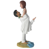 Groom Lifting Bride Cake Topper
