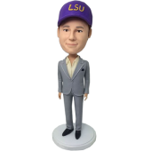 Groomsman in Cap Bobblehead