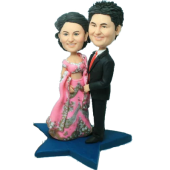 Indian Style Wedding Bobbleheads