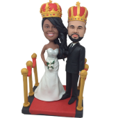 King and Queen Custom Bobbles