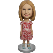Lovely Girl Custom Bobble Head
