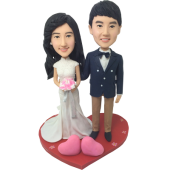 Loving Hearts Wedding Bobbles