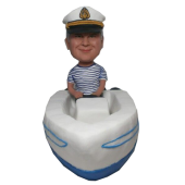 Man In Boat Custom Bobblehead