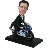 Man on Motorcycle Bobblehead