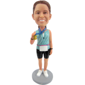 Marathon Winner Custom Bobblehead