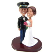 Officer Wedding Cake Topper