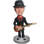 Personalised Guitar Buddy Bobble Head