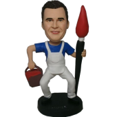 Personalized Painter Bobblehead