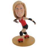 Roller Skating Bobblehead