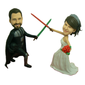 Star Wars Custom Bobbleheads Cake Topper