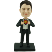 Superhero Groomsman Bobblehead