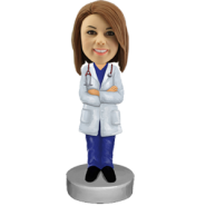 Custom bobble head Female Doctor