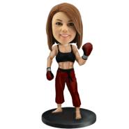 Custom Kickboxing Bobblehead