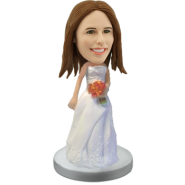 Custom Bride Bobble head