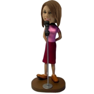 Custom Female Singer Bobble head