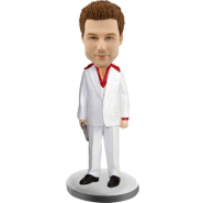 Customised Bobblehead Man with Gun