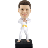Personalized Judo Bobble Head Doll