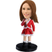 Personalized bobblehead Christmas Girl