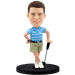 Custom golfing bobblehead