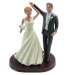 Dancing Couple Wedding Cake Topper