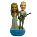 Guitar Wedding Cake Topper