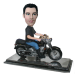 Man on Harley Davidson Bobblehead