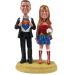 Superman and Wonder Woman Cake Topper