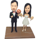 Basketball Couple Bobbleheads