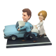 Couple Pushing Car Bobbleheads