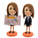 Custom Bobblehead Card Holder For Women