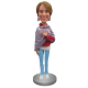 Custom Bobblehead In Poncho and Jeans