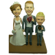 Superhero Family Wedding Cake Toppers