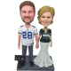 Football Fans Wedding Bobble Heads