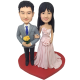 Groom Taking Follower Wedding Cake Topper